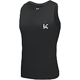 Konrunppy Boys Tank Top Athletic Compression Sleeveless Shirt Quick Dry Basketball Football Undershirt Base Layer