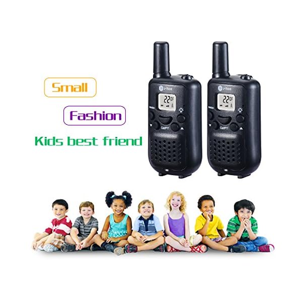 Walkie-talkies-for-kids-J-TOO-Easy-to-use-22-Channel-FRSGMRS-Two-Way-Radio-5-Mile-Rang-2-Pack