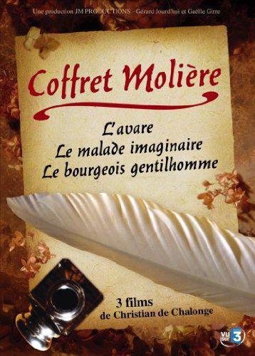 Coffret Molière - L'avare + Le Bourgeois Gentilhomme + Le Malade Imaginaire - Pack