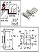 10 Pair Pack - Cosmas 17128-SN Satin Nickel Cabinet Hinge 3/8