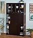 SilkWood Studio Pacific Sliding Doors Stackable Cabinet, Espresso