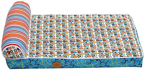 YNPGHG Pet Pillow Mattress - Machine Washable Puppy Pads Reusable Fast Absorbing Dog Training Mat, Extra Large Pet Training And Travel Pads,Blue,S