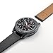 Kartice Compatible with Galaxy Watch (46mm) Bands Gear S3 Bands 22mm Leather Strap Buckle Band for Samsung Gear S3 Frontier Watch (Bright black)