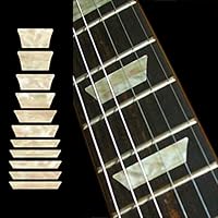 Fretboard Markers Inlay Sticker Decals for Guitar & Bass - Dish Trapezoid Les Paul - AWP