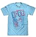 Tee Luv ICEE Polar Bear Logo T-Shirt (Light Blue Heather) (XXL)