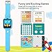 Smart Phone Watch for Kids, Unlocked Cell Phone Watch with [Anti-Lost SOS] [Camera] [Alarm] [Games] Smart Watch Includes 4G Micro SD Card, Nice Birthday for Kids Boys and Girls (Bule)