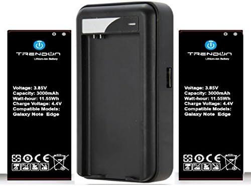 Galaxy Note EDGE Battery, TrendON [2 Batteries + Charger] Samsung Galaxy Note EDGE