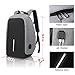 PORUARY Business Laptop Backpack Fit Under 17 Inch Laptop Anti Theft Backpack with USB Charging Port Lightweight College Students Book Bag Water Resistant Computer Work Bag for men Notebook Macbook