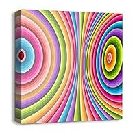 Canvas Wall Art Rainbow Canvas Prints Home Artwork Decoration for Living Room,Bedroom - 12x12 inches