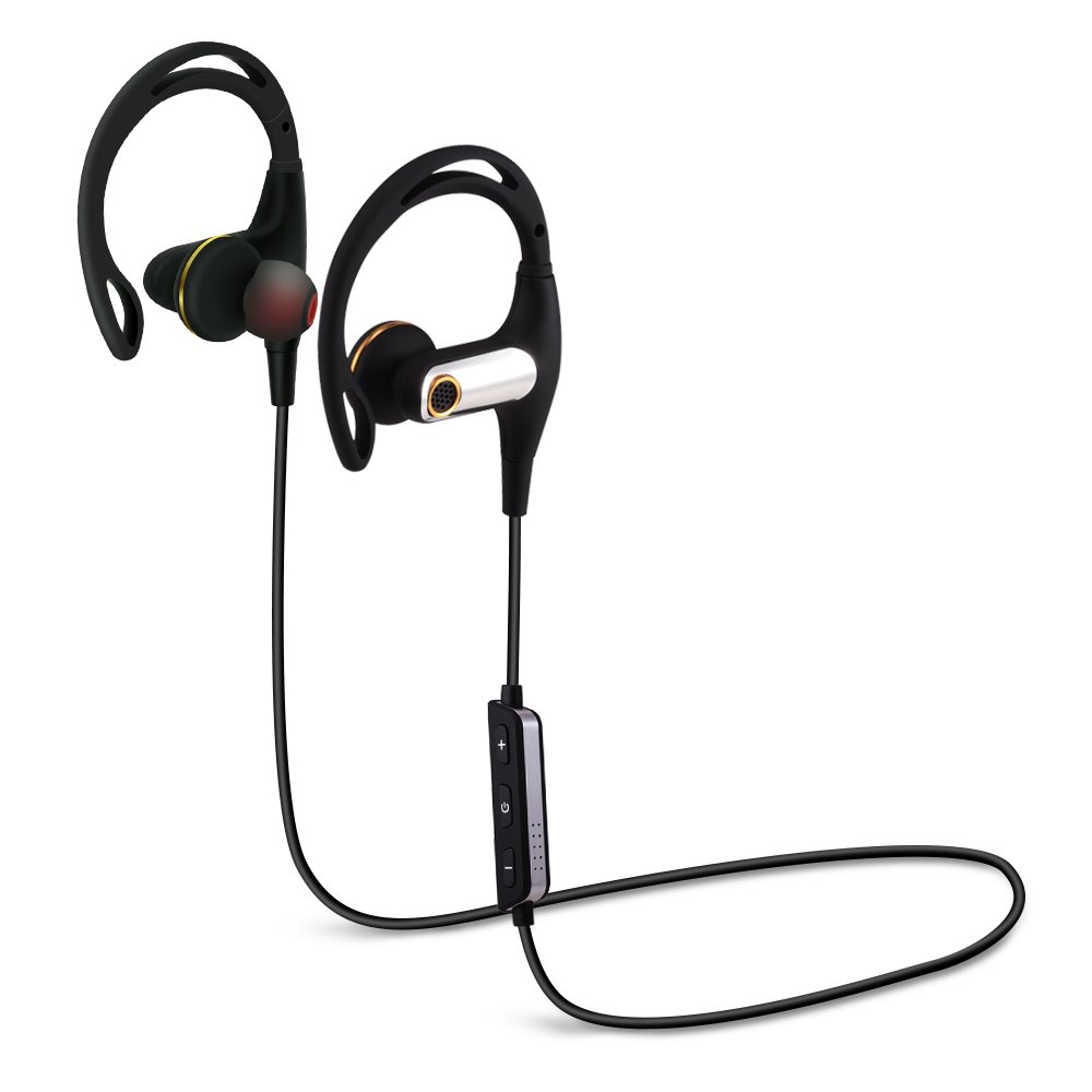 Sport Headsets Bluetooth 4.1 Headphones Meilun S2 Wireless In-ear Earphones  with Mic for iPhone and Android(Black): Amazon.co.uk: Electronics