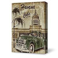 signwin-Canvas Wall Art-Vintage Rustic Style-Canvas Prints Home Artwork Decoration for Cafe Bar - 12x18 inches