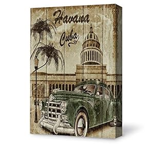 Canvas Wall Art-Vintage Rustic Style-Canvas Prints Home Artwork Decoration for Cafe Bar - 12x18 inches