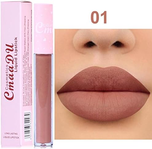 Lipsticks Clearance!!! Sonnena New Long Lasting Lipstick Waterproof Matte Liquid Lip Gloss Lip Liner Cosmetics Multicolor