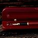 Gorgeous Red Fountain Pen made of Luxury Wood with Refillable Converter, Beautiful Case Set and Medium Nib Point. Works Smoothly with Disposable Ink Cartridges. Fine Calligraphy Pens. Modern Classic