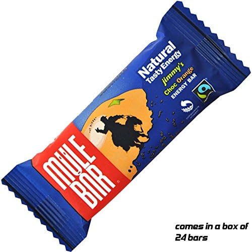 Mulebar Mule Bar Organic Energy Bar - Box of 24 bars x 56 g Jimmy's Chocolate Orange