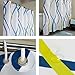 Welwo Stall Shower Curtain or Liner 36 x 72 Inch Waterproof Fabric with 12 Hooks