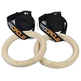 PROCIRCLE Wood Gymnastic Rings - DIA 1.25