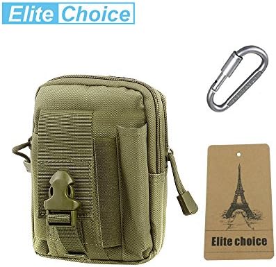 Tactical Molle Pouch, Elite Choices Compact EDC Utility Gadget Waist Bag Pack with Cell Phone Holster for iPhone 6 Plus Outdoor Sports Hiking