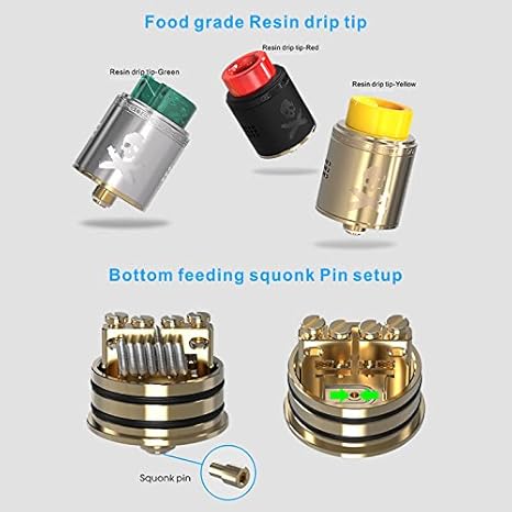Amazon Vandy Vape Bonza Rda 24mm 濃厚フレーバーチェイサー Gold Vape Steez アトマイザー