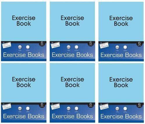6 Pack A5 Ruled Excercise Books