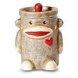 Sock Monkey by ScentSationalsÂ® - Mini Size Electric Candle Warmer 120V. Scented Wax Warmer 25w Bulb. Novelty Home DÃ©cor