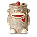 Sock Monkey by ScentSationals® - Mini Size Electric Candle Warmer 120V. Scented Wax Warmer 25w Bulb. Novelty Home Décor