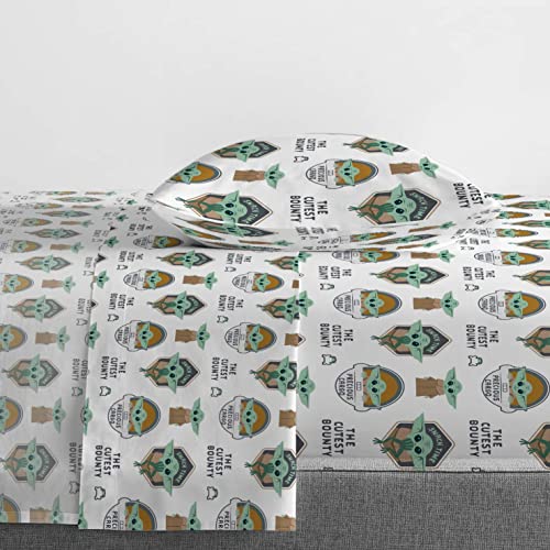 Jay franco StarWars The Mandalorian The Child 4 Piece Twin Bed Set