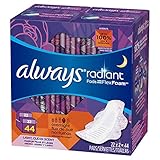 Always Radiant Pads with FlexFoam, Overnight 44ct.