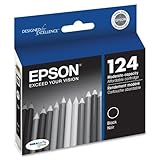Epson DURABrite 124 Moderate Capacity Ink Cartridge - Black - Inkjet - 170 Page - 1 Each
