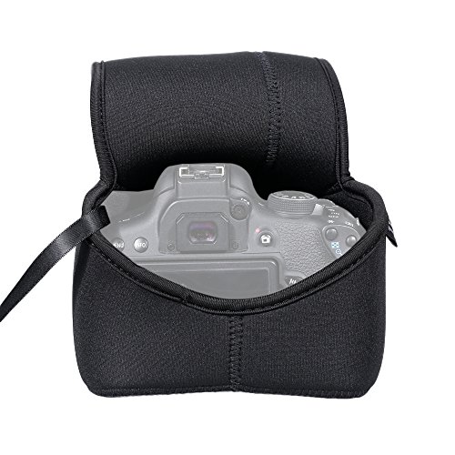 JJC Neoprene Camera Case Protective Sleeve Pouch for Canon EOS Rebel T6