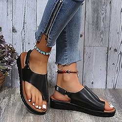 Aniywn Women Wedges Sandals Open Toe Comfy Platform