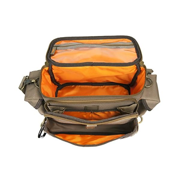 Wild-River-by-CLC-WT3505-Tackle-Tek-Mission-Lighted-Convertible-Tackle-Bag-with-Four-PT3500-Trays-Small