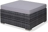 EVRE Nevada 6 Seater Outdoor Rattan Garden Set Grey with Cushions view 8