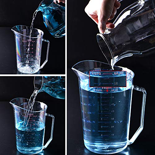WarmCrystal, Large Glass Cold Teakettle or Teapot, Water Carafe with Handle, Good Beverage Glass Pitcher and Carafe for Tea, Coffee, Lemonade, Cold Water, Ice and Fruit Juice (58 oz) - Thumbnail 2