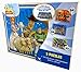 Disney Toy Story 4-3 Jigsaw Puzzles with Wooden Storage Box - Each 11 by 8 Inches