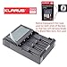 KLARUS CH4S Charger LCD Charger KLARUS first four cell multi-battery charger with individual charge and voltage, charging capacity display function for 26650 22650 18650 18490 17670 17500 16340 14500 10440 16340 etc