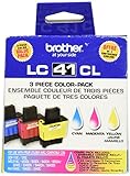 Brother LC41 Color 3 Pack 1 each Cyan, Magenta, Yellow