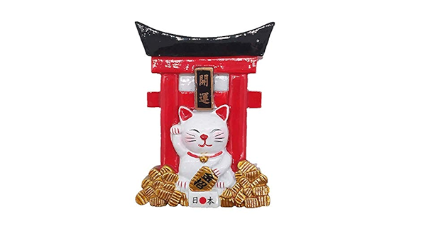 Imán de nevera 3D con diseño de gato de la suerte de Japón ...