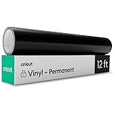 Cricut Premium Permanent Vinyl, 12ft - Black (3-Pack of 4ft Rolls), Compatible with Cricut Explore/Maker Machines