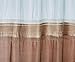 Creative Bath Mystique Shower Curtain, Blue/Brown