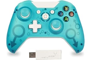Sehawei Wireless Controller for Xbox One PC Gamepad with 2.4GHZ Wireless Adapter,for Xbox One/One S/One X/One Elite/Xbox Series X/PS3 /Windows 7/8/10 (Green)