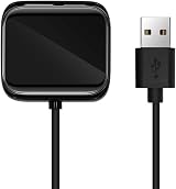 kwmobile USB Charger Cable for Oppo Watch 1 46mm Smartwatch Charging Cord Black view 4