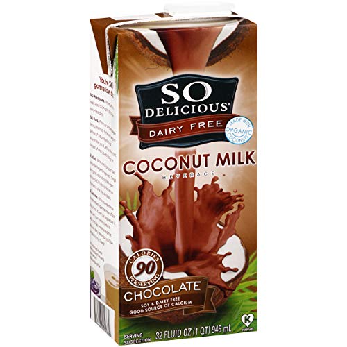 So Delicious Dairy-Free Organic Coconutmilk Beverage, Chocolate, 32 Ounce Plant-Based Vegan Dairy Alternative, Great in Smoothies Protein Shakes or Cereal - Thumbnail 5