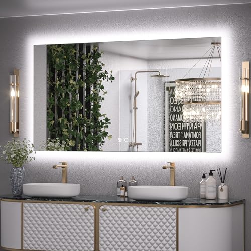 Keonjinn 55 X LED Bathroom Mirror Backlit