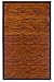 Anji Mountain Cobblestone Bamboo Rug, 4 x 6 ft, Mahogany