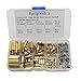 Raogoodcx 320Pcs M2.5 Male Female Brass Spacer Standoff Screw 6mm 10mm 15mm 20mm Nut Assortment Kit