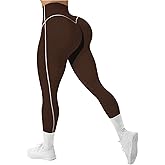 Verdusa Women's High Waisted Leggings Tummy Control Butt Lifting Workout Sports Skinny Pants