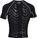 Under Armour HeatGear ArmourVent Compression SS Tee - Men's Black / Black / Steel Large