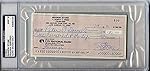 Sharon Stone Signed 1991 Personal Check Signed Slabbed Mint 9- PSA/DNA Authenticated