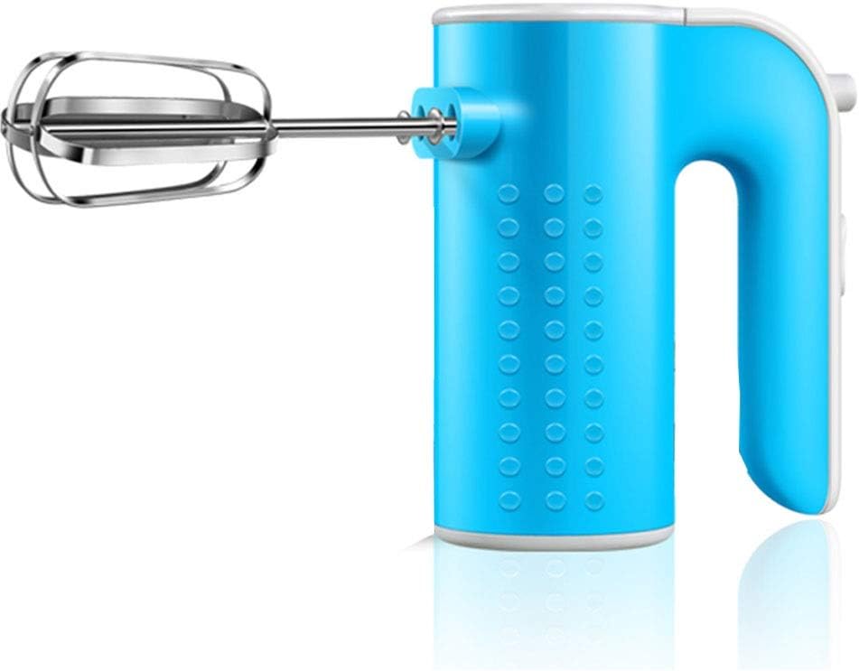 YUMEIGE Eggbeater Electric Hand Mixer 3-speed Lightweight Hand-held Whisk, Used in the Kitchen to Bake Cakes. Mini Egg Cream Food Mixer, Blue, Yellow, White (Color : Blue)